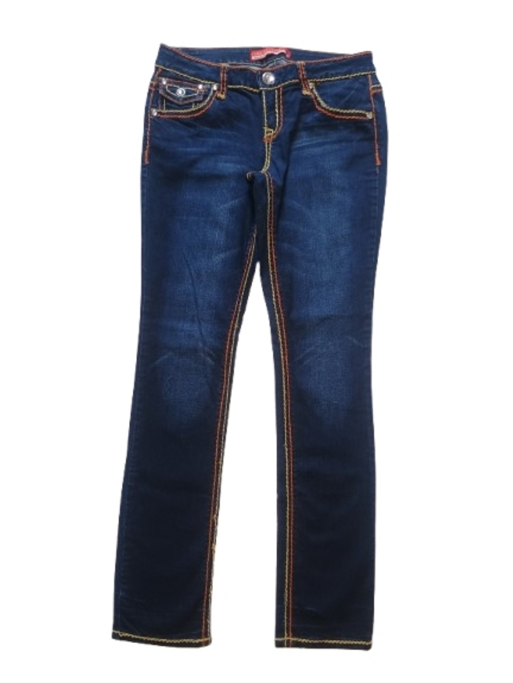 Zana Di Jeans Straight Leg Women Blue Jeans Size: 9